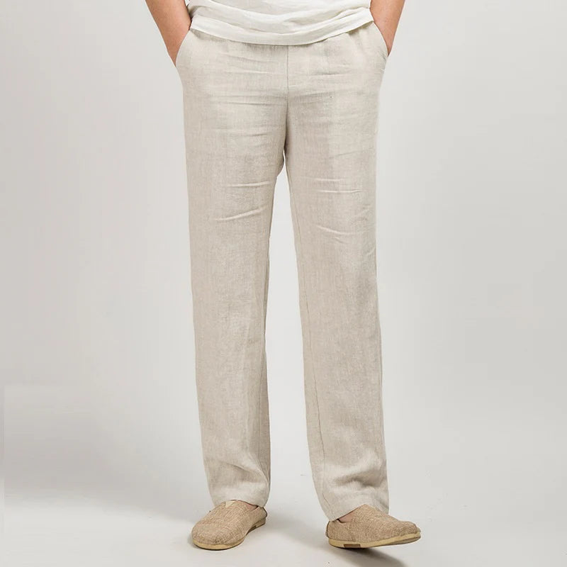 The Solis Linen Trouser