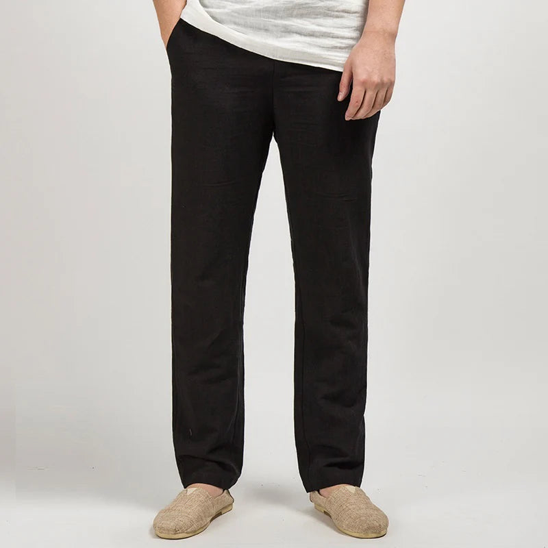 The Solis Linen Trouser